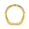 14K Yellow Gold Matching Wedding Band - 0.3 ct