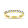 14K Yellow Gold Matching Wedding Band - 0.3 ct