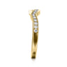 14K Yellow Gold Matching Wedding Band - 0.18 ct