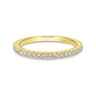 14K Yellow Gold Matching Wedding Band - 0.18 ct
