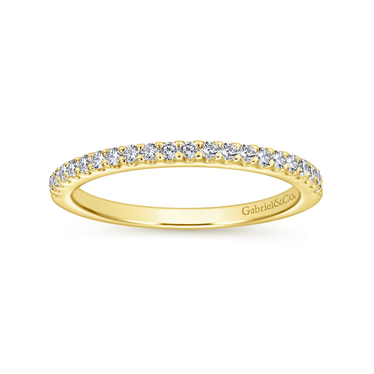 14K Yellow Gold Matching Wedding Band - 0.18 ct - Shot 5
