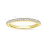 14K Yellow Gold Matching Wedding Band - 0.18 ct
