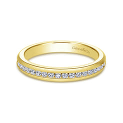 14K Yellow Gold Matching Wedding Band