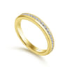 14K Yellow Gold Matching Wedding Band - 0.3 ct