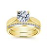 14K Yellow Gold Matching Wedding Band - 0.3 ct