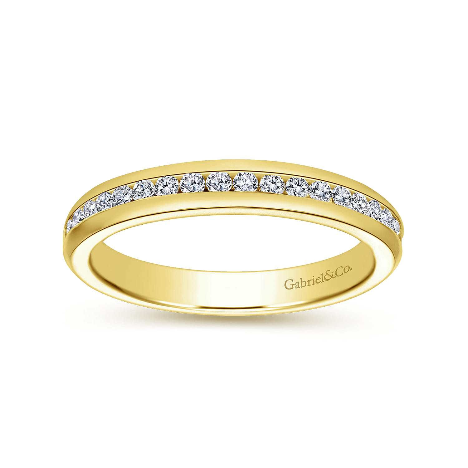 14K Yellow Gold Matching Wedding Band - 0.3 ct - Shot 5