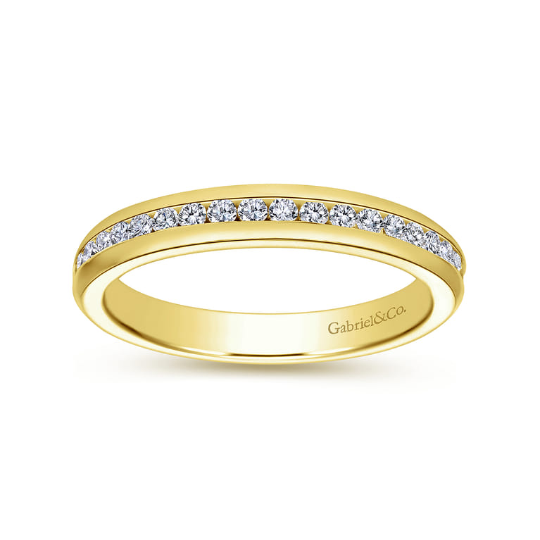 14K Yellow Gold Matching Wedding Band - 0.3 ct - Shot 5