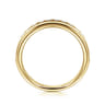 14K Yellow Gold Matching Wedding Band - 0.45 ct