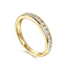 14K Yellow Gold Matching Wedding Band - 0.45 ct