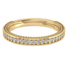 14K Yellow Gold Matching Wedding Band - 0.21 ct