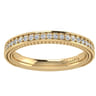 14K Yellow Gold Matching Wedding Band - 0.21 ct
