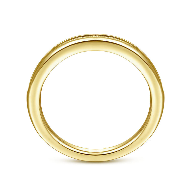 14K Yellow Gold  Matching Wedding Band - 0.25 ct - Shot 2