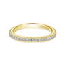 14K Yellow Gold Matching Wedding Band - 0.2 ct