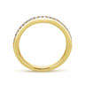 14K Yellow Gold Matching Wedding Band - 0.2 ct