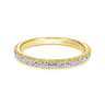14K Yellow Gold  Matching Wedding Band - 0.36 ct