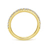 14K Yellow Gold  Matching Wedding Band - 0.36 ct