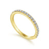 14K Yellow Gold  Matching Wedding Band - 0.36 ct