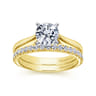 14K Yellow Gold  Matching Wedding Band - 0.36 ct