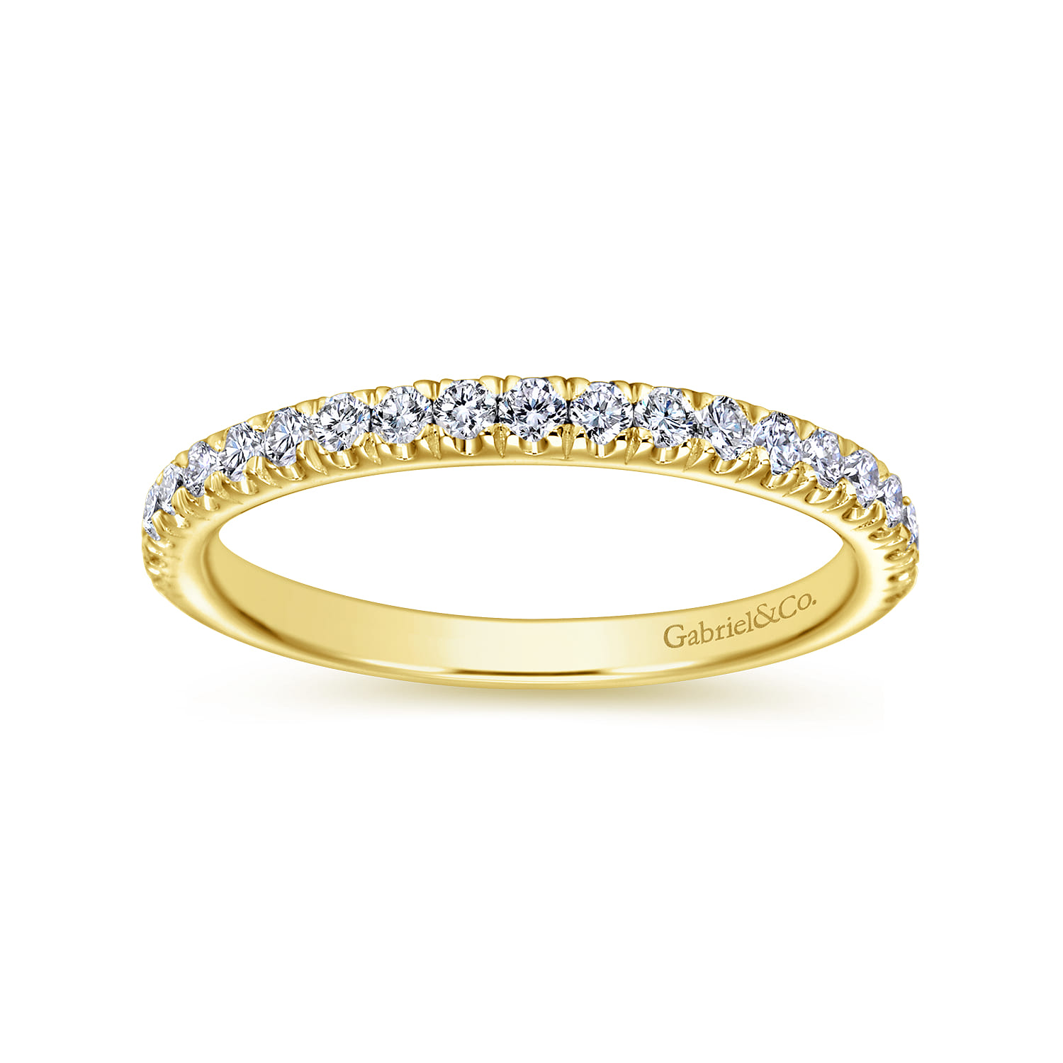 14K Yellow Gold  Matching Wedding Band - 0.36 ct - Shot 5