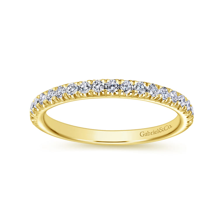 14K Yellow Gold  Matching Wedding Band - 0.36 ct - Shot 5
