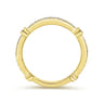 14K Yellow Gold Matching Wedding Band - 0.27 ct