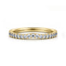 14K Yellow Gold Matching Wedding Band - 0.32 ct