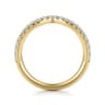 14K Yellow Gold Matching Wedding Band - 0.32 ct