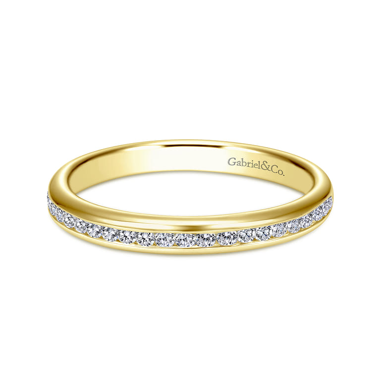 14K Yellow Gold  Matching Wedding Band - 0.23 ct - Shot 1