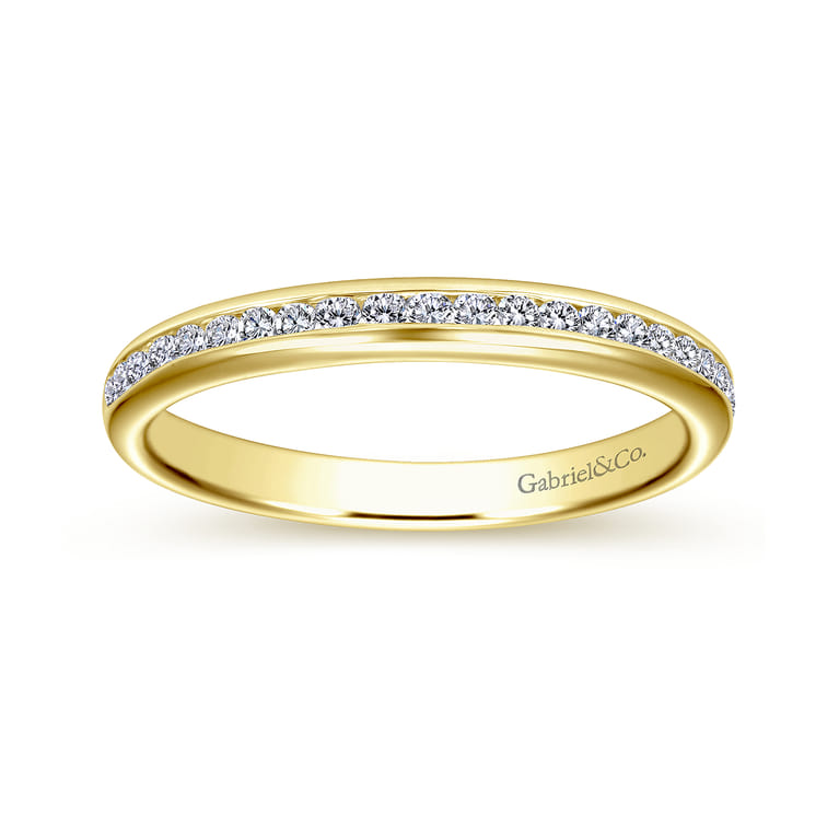 14K Yellow Gold  Matching Wedding Band - 0.23 ct - Shot 5
