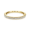 14K Yellow Gold Matching Wedding Band - 0.3 ct