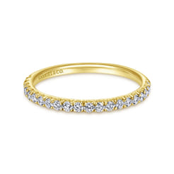 14K Yellow Gold Matching Wedding Band