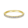 14K Yellow Gold Matching Wedding Band - 0.3 ct