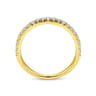 14K Yellow Gold Matching Wedding Band - 0.3 ct