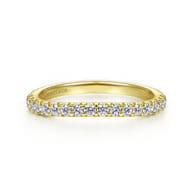 14K Yellow Gold Matching Wedding Band