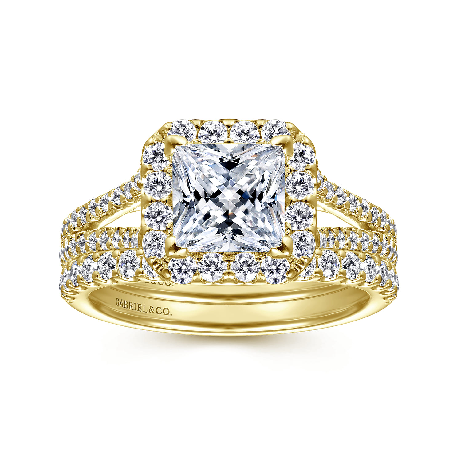 14K Yellow Gold Matching Wedding Band - 0.14 ct - Shot 4