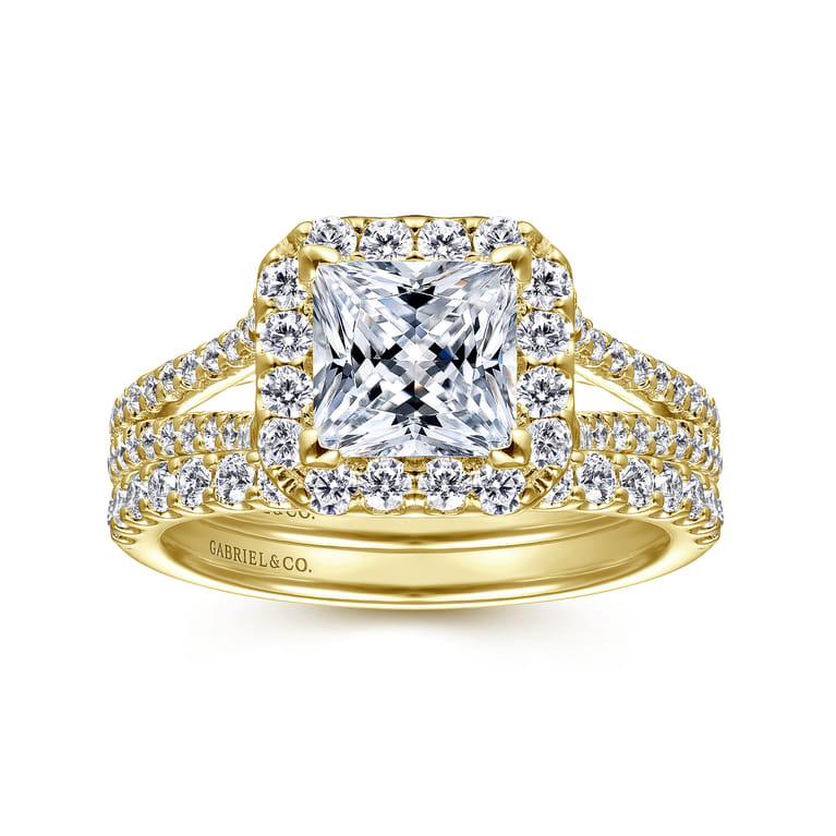 14K Yellow Gold Matching Wedding Band - 0.14 ct - Shot 4