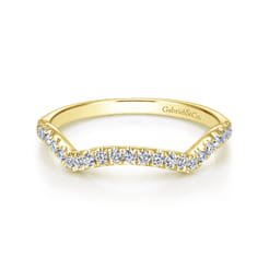 14K Yellow Gold  Matching Wedding Band
