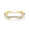 14K Yellow Gold  Matching Wedding Band - 0.19 ct