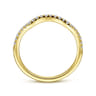 14K Yellow Gold  Matching Wedding Band - 0.19 ct