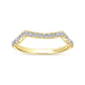 14K Yellow Gold  Matching Wedding Band - 0.19 ct