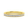 14K Yellow Gold Matching Wedding Band - 0.22 ct