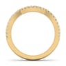 14K Yellow Gold Matching Wedding Band - 0.18 ct