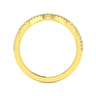 14K Yellow Gold Matching Wedding Band - 0.15 ct