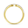 14K Yellow Gold Matching Wedding Band - 0.76 ct