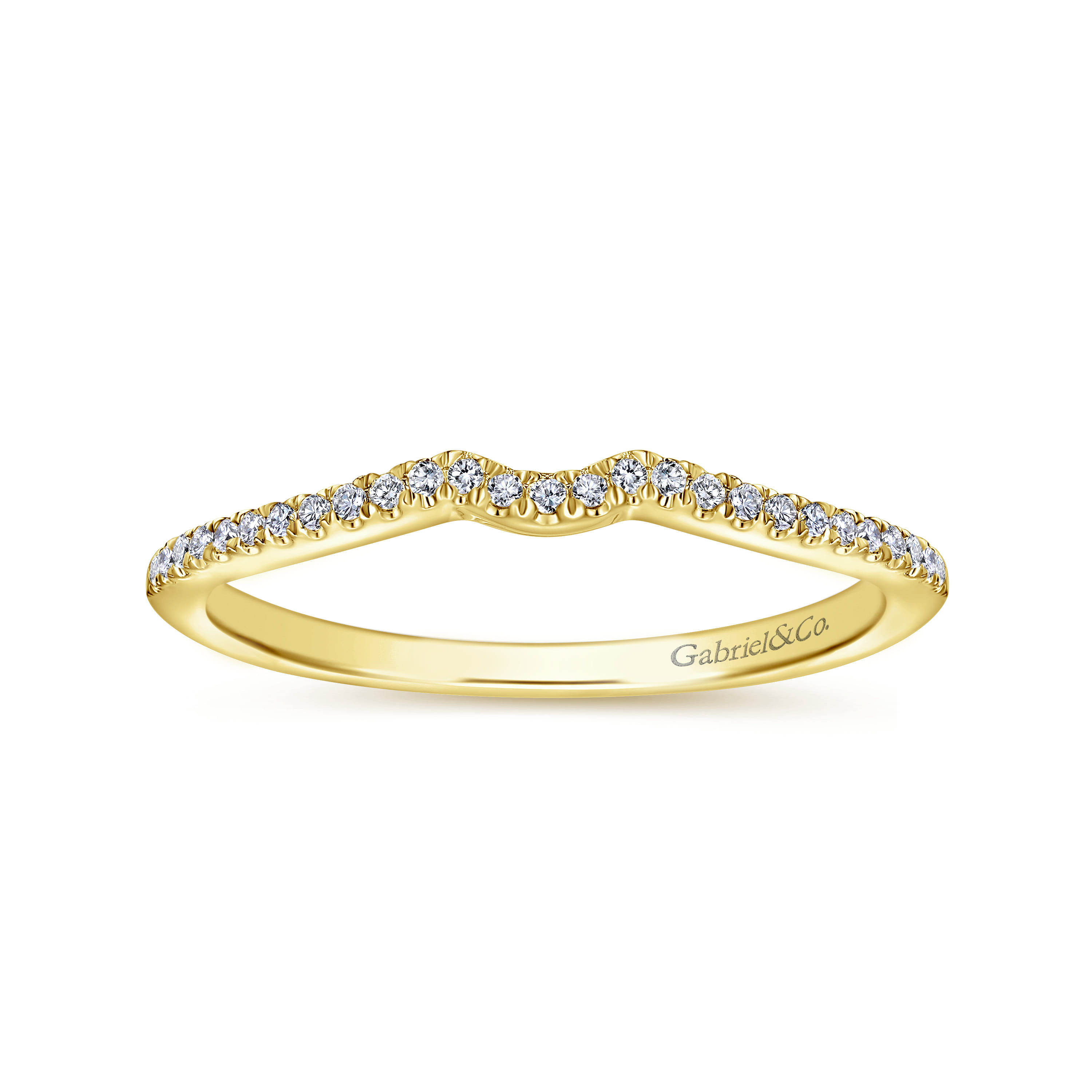 14K Yellow Gold Matching Wedding Band - 0.76 ct - Shot 5