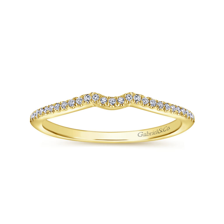 14K Yellow Gold Matching Wedding Band - 0.76 ct - Shot 5