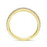 14K Yellow Gold Matching Wedding Band - 0.3 ct