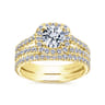 14K Yellow Gold Matching Wedding Band - 0.3 ct