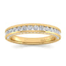 14K Yellow Gold Matching Wedding Band - 0.83 ct