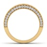 14K Yellow Gold Matching Wedding Band - 0.83 ct